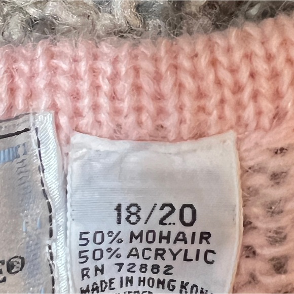 Vintage Vickie Lawrence Pink Crew Neck Cap Sleeve Sweater - Picture 7 of 10